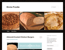 Tablet Screenshot of divinefoodie.com